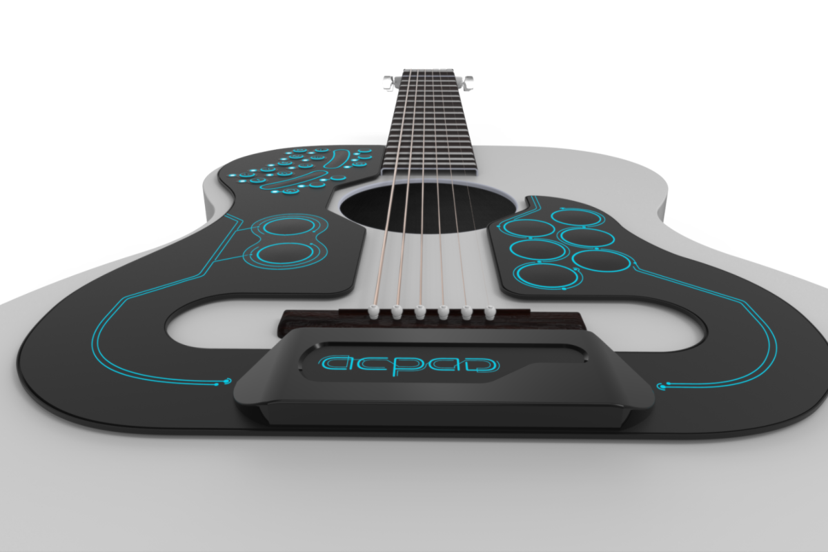 ACPAD MIDI controller turns any acoustic guitar into an orchestra